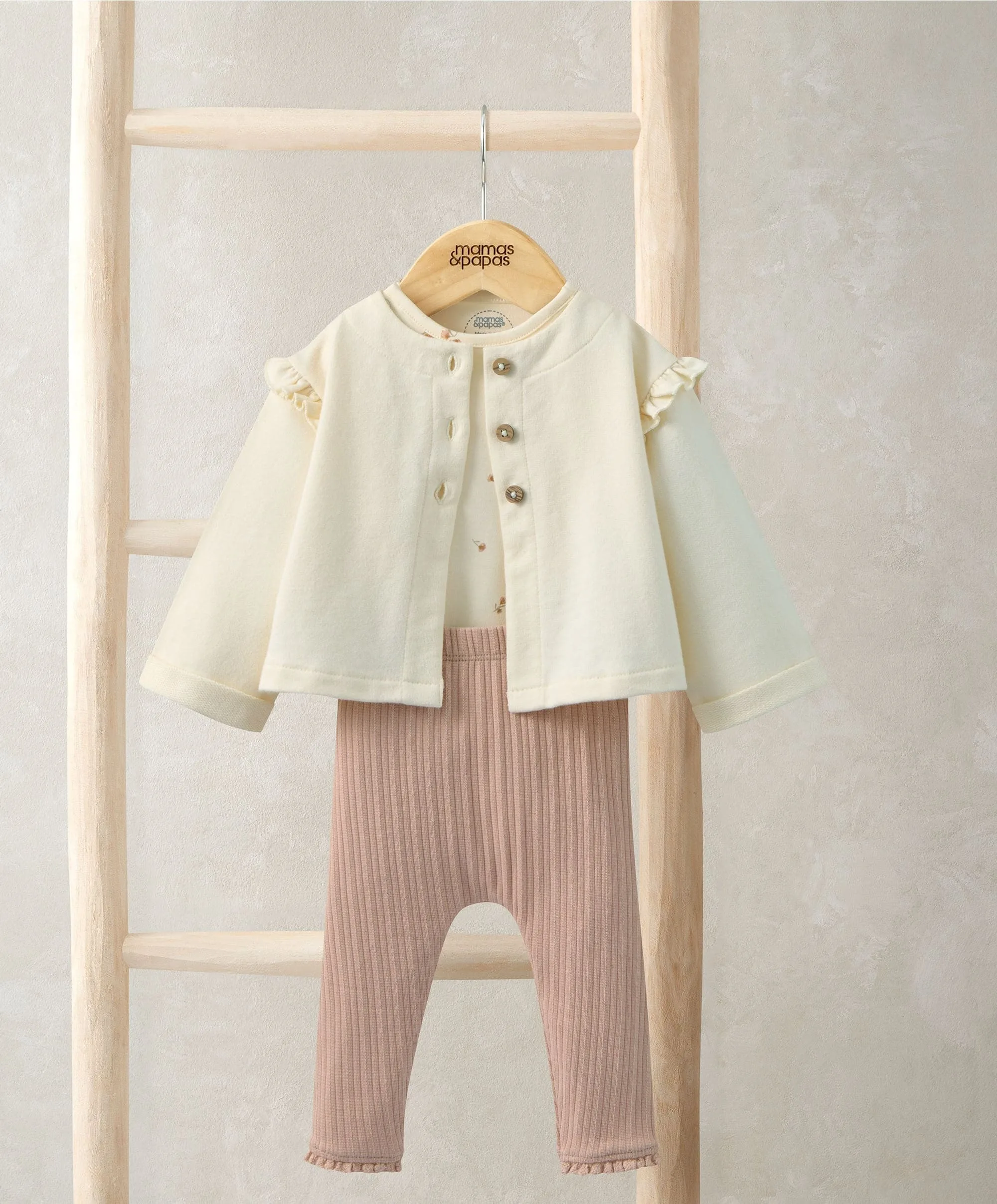 Jersey Jacket, Leggings and Daisy Bodysuit