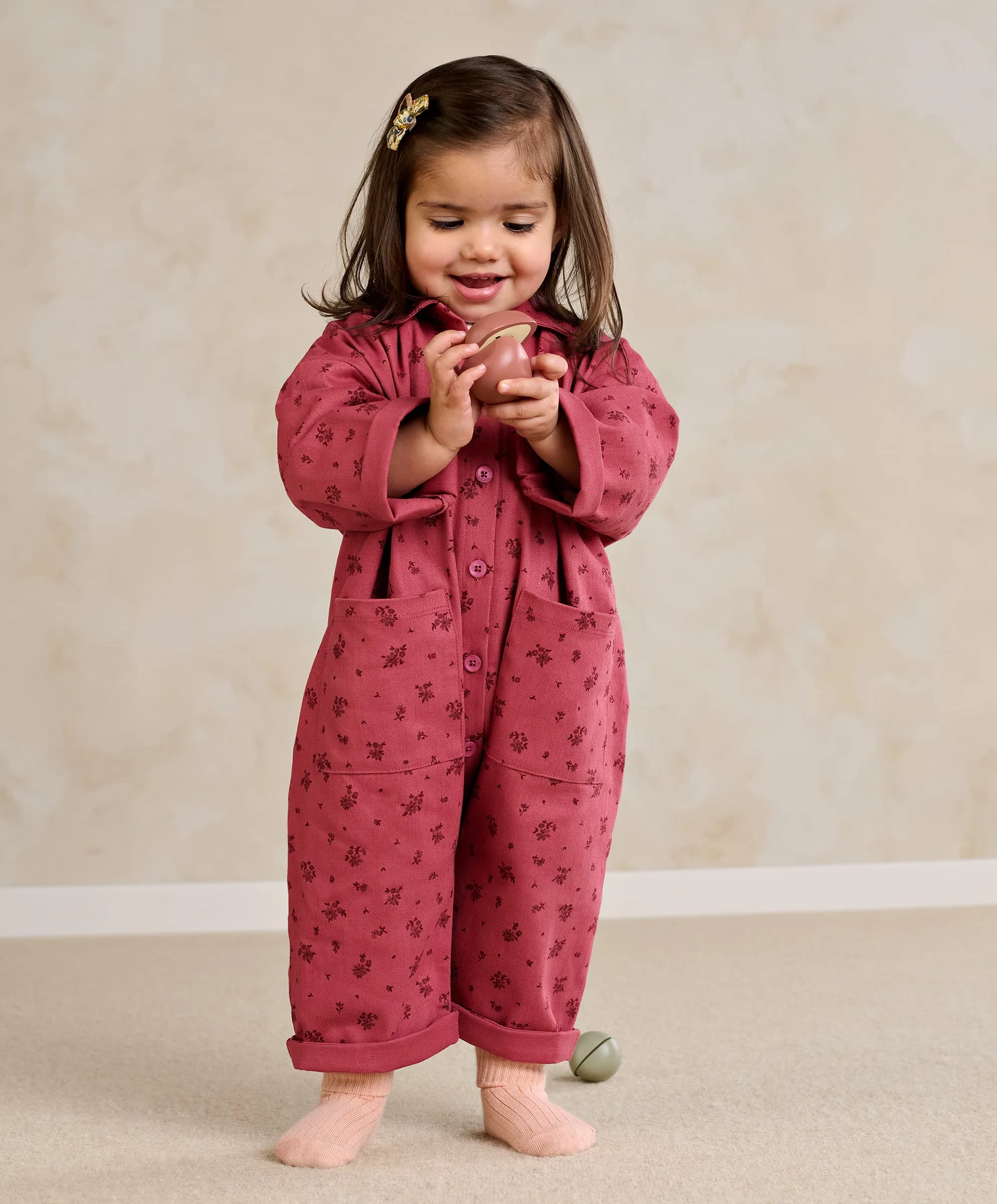 Floral Boiler Suit Romper