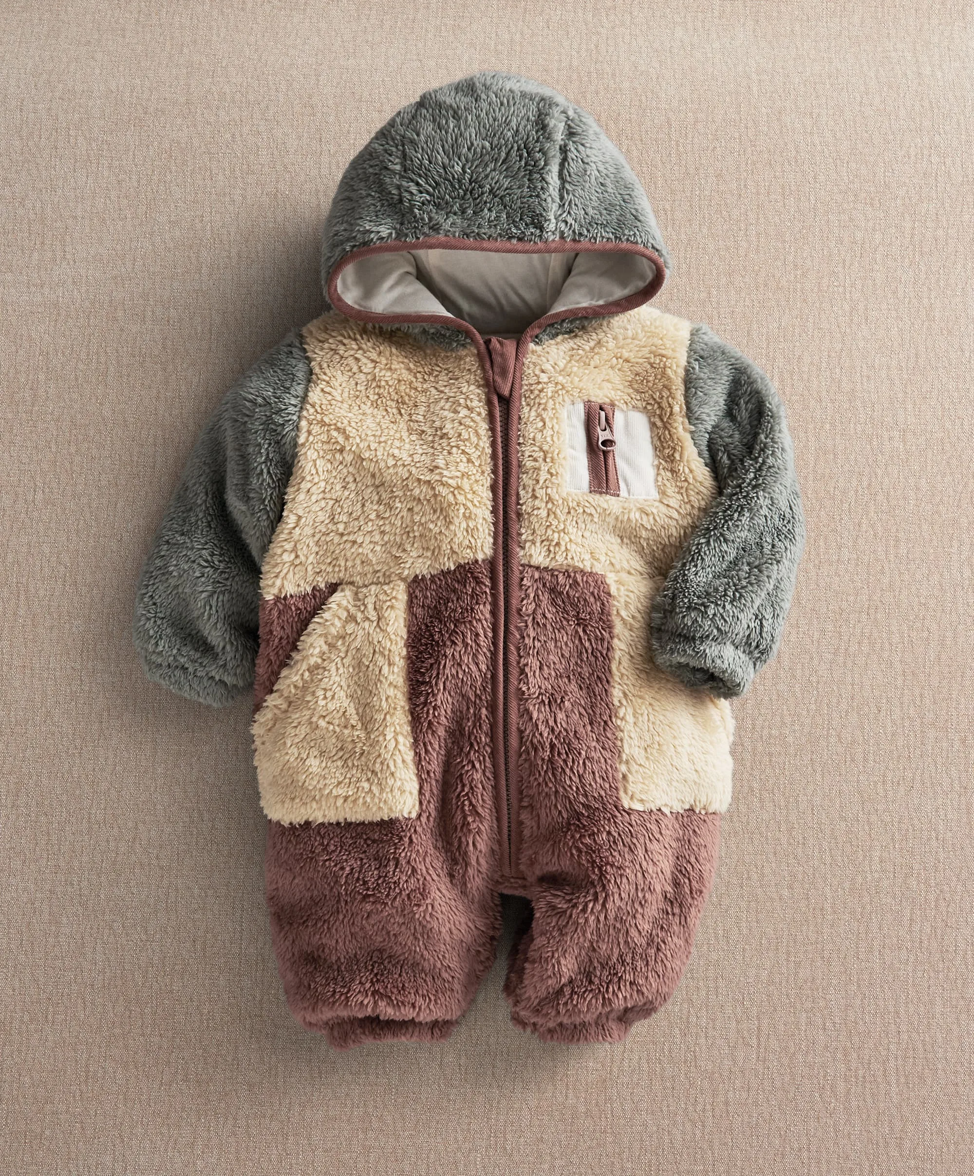 Colour Block Pramsuit