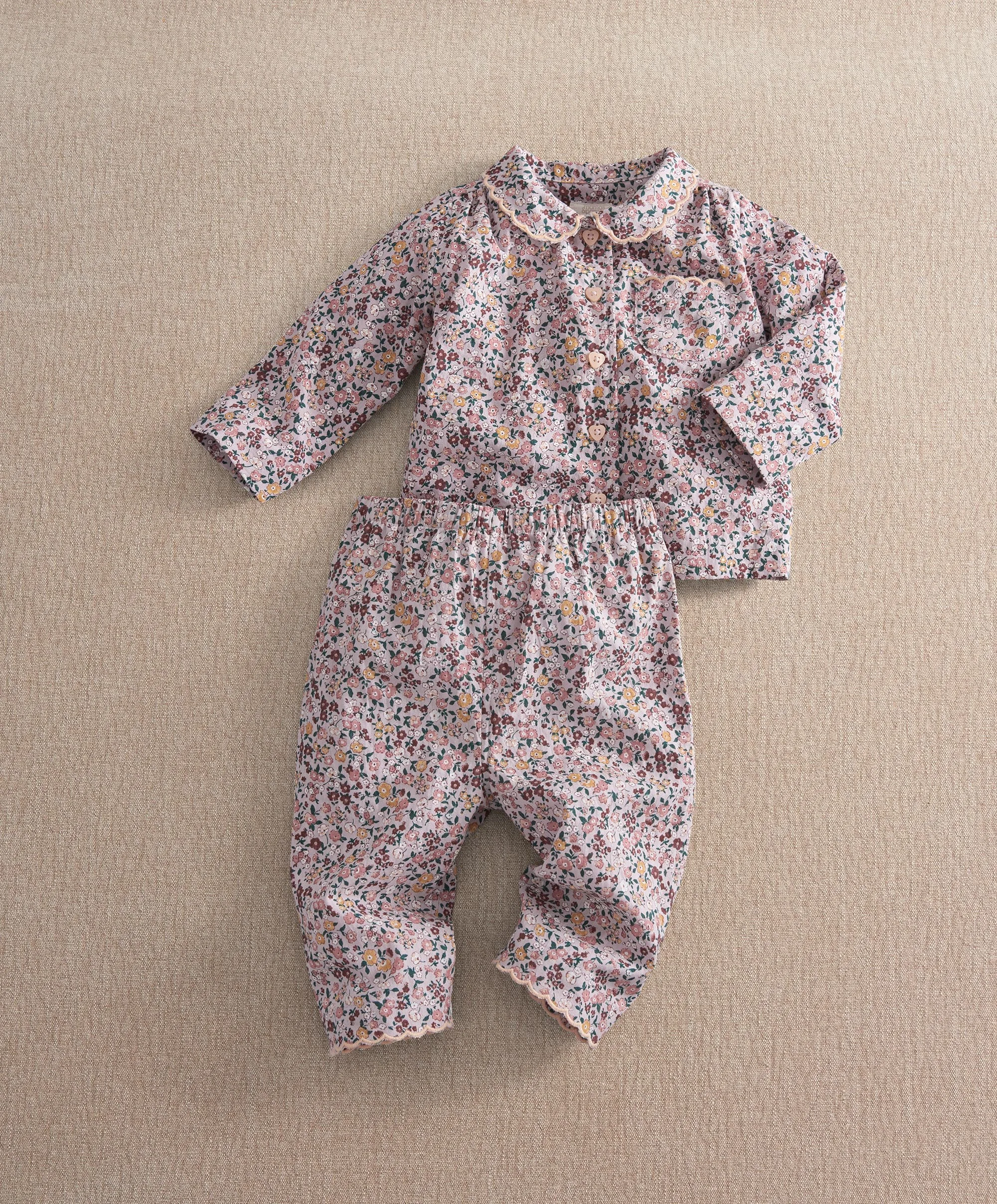 Vintage Floral Woven Pyjamas