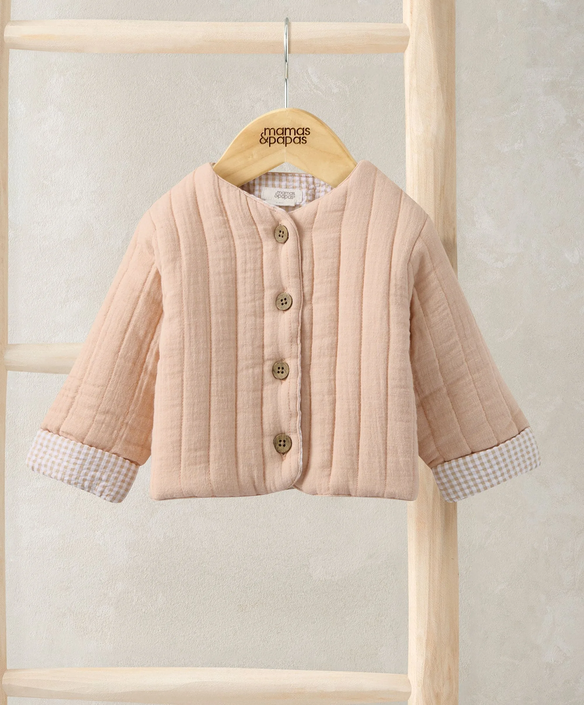 Pink Quilted Jacket