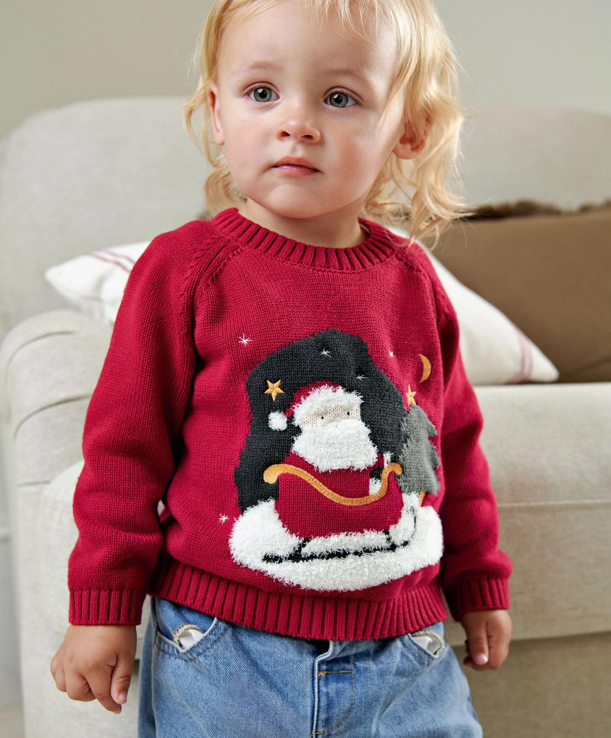 Christmas Santa Knitted Jumper