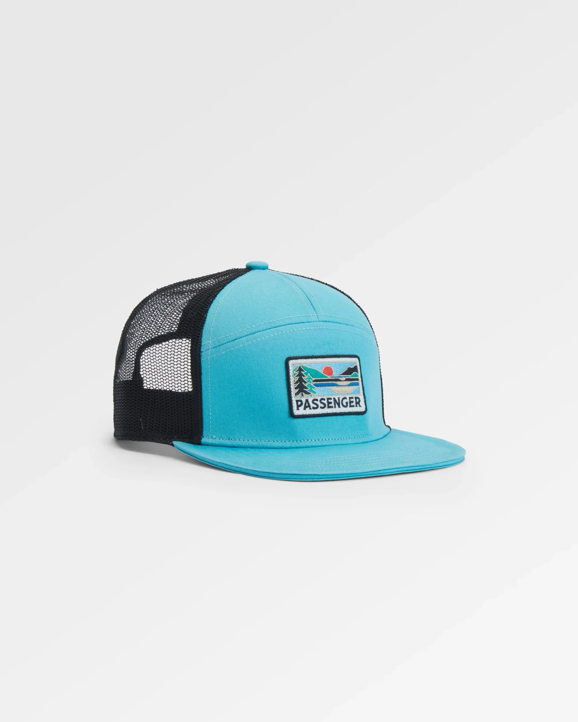 Roamer 7 Panel Cotton Trucker Cap - Arctic