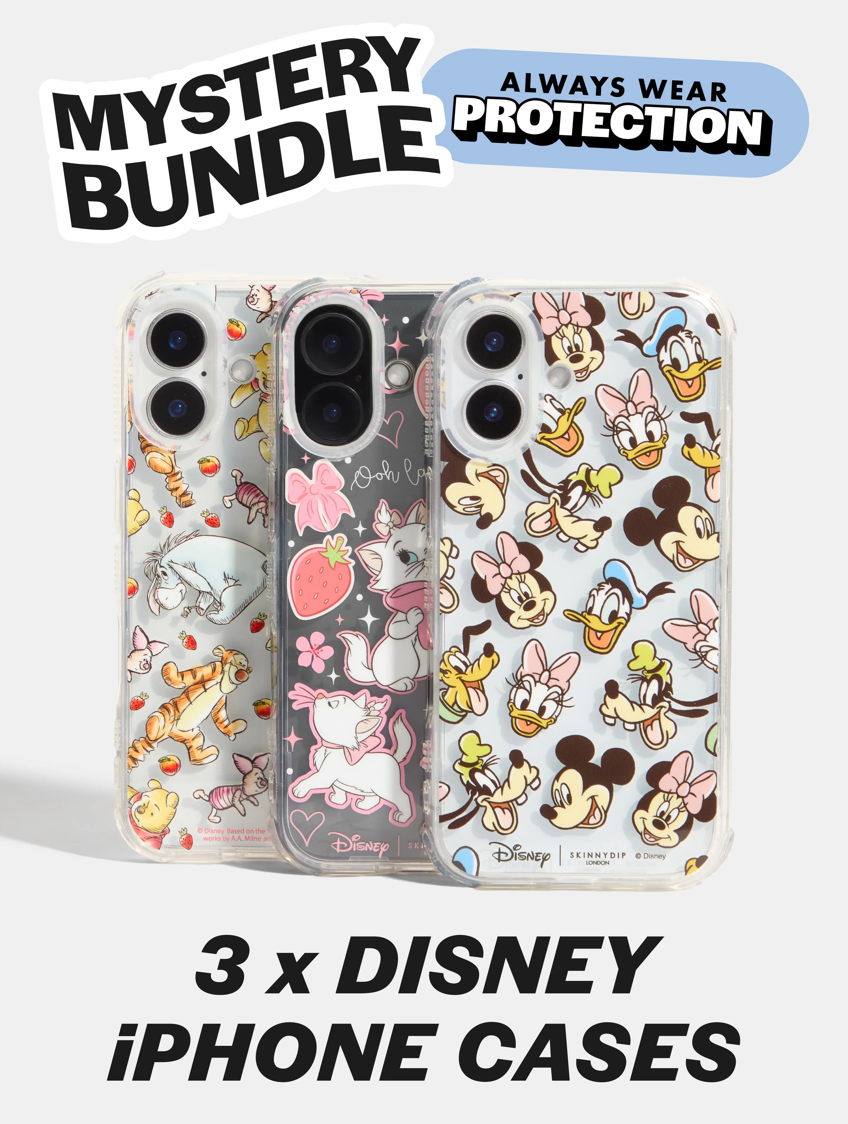 Disney Mystery Bundle x3 iPhone Case