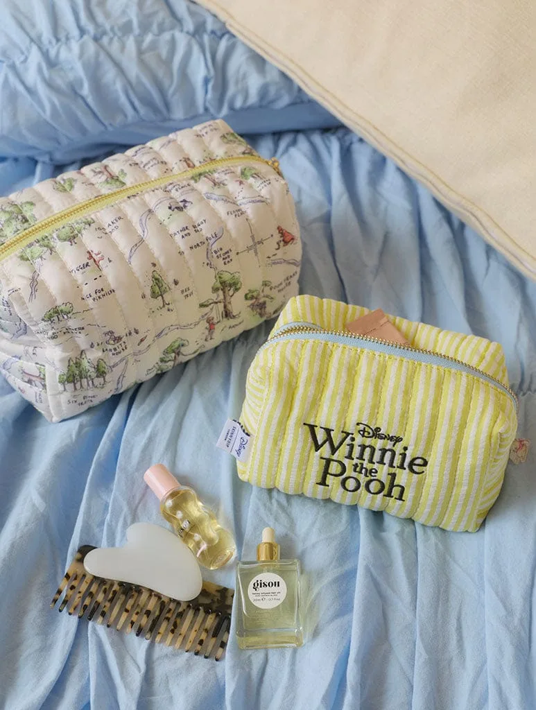 Disney Winnie the Pooh Quilted Makeup Bag Set